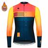Long Sleeve Winter Cycling Clothing for Men, MTB Jersey, Thermal Fleece, Bib Pants Set, Triathlon, Spain