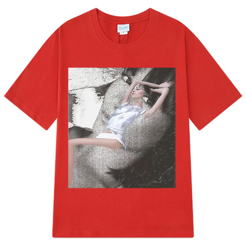 2025 New Essential Cotton Unisex T-Shirt Fashion Printing Soft Breathable Crew Neck Fashion Men's and Women's T-Shirts One Piece