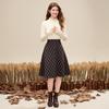 BETU Women's 2025 Winter Plaid A-line Skirt