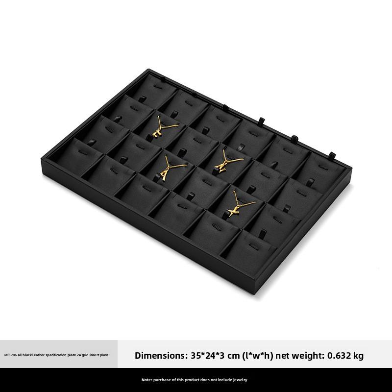 Multi-Function Jewelry Display Box Ring Necklace Storage Tray Pendant Showcase Props