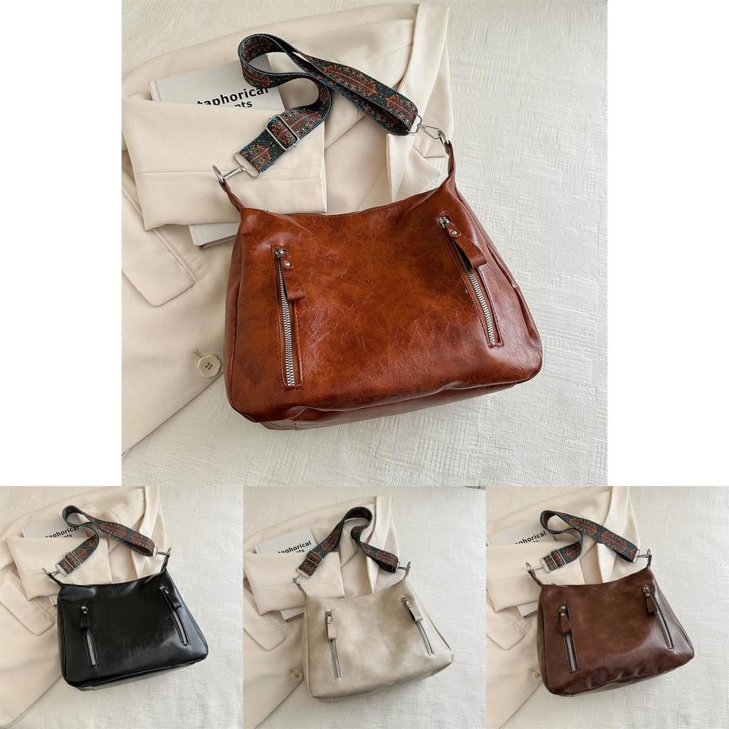 Elegant Minimalist Tote Bag 2024 Stylish Korean Large Capacity Shoulder Bag