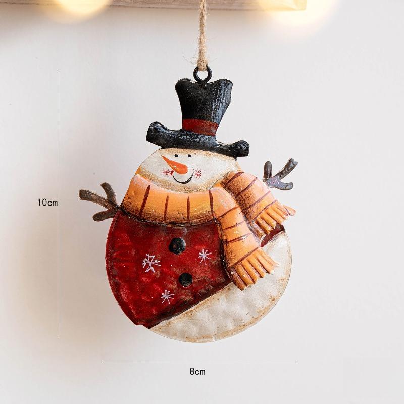 Рождественские украшения Винтажные украшения снеговика Украшения для рождественской елки Подвески Маленькие аксессуары