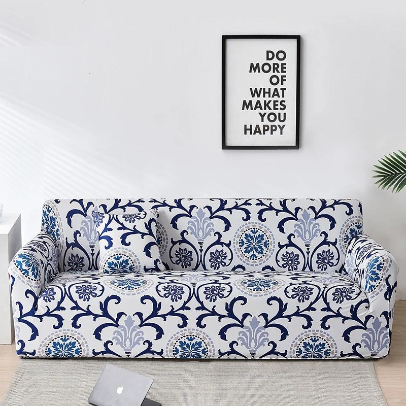 Floral Sofa Covers for Living Room Elastic Funda Sofa Sofa Slipcovers Towel Couch Cover Fundas Sofas Con Chaise Longue 1PC