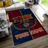 Barcelona Club Personalized Text Floor Mat Suitable for Study Room Bedrooms Hallway Living Rooms Anti-slip Rug Anime Office Decor Best for Christmas