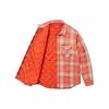 Supreme Quilted Flannel Snap Shirt 'Orange Yellow' Men's SUP-SS24-034