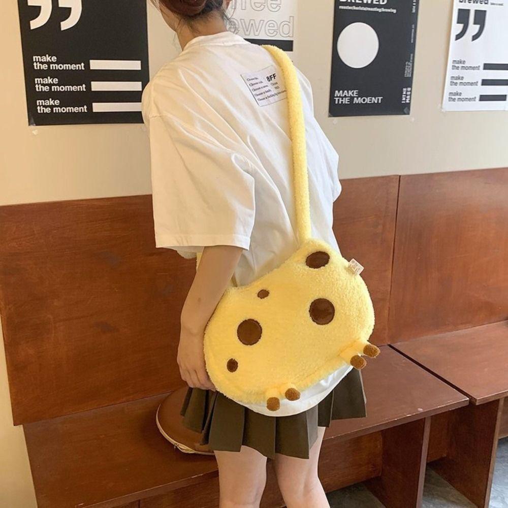 Fluffy Backpack Cartoon Doll Shoulder Bag Korean Version Handbag Kawaii Coin Purses  Girls