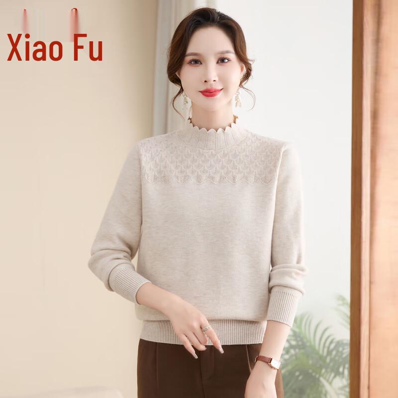 

Women s Mid-Aged & Elderly Fall/Winter Knit Sweater XL
