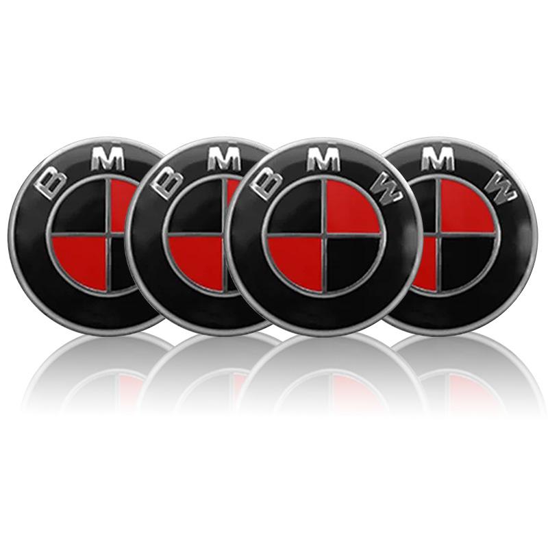 4Pcs 56mm 60mm 65mm Car Wheel Center Hub Caps Stickers Badge Accessories For BMW E46 E39 E87 E90 E36 E28 E53 E30 E61 E62 E60 E34 II6