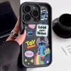 Stitch Apple 14/15 Mobile Phone Case iPhone13Pro/12 Anti-drop Xsmax Soft Case New Emery