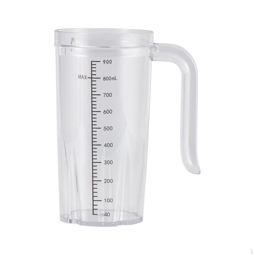Mixing Cup with Handle | For Immersion Blender, Easy To Pour, Measuring Handle, Kitchen
