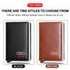 1Pcs ID Credit Card Holder Mini RFID Wallet Automatic Pop Up Bank Card Case For Audi A4L A6L A3 A4 TT Q3 Q5 Q7 A5 A7 S3 S4 S5 S6 S8 RS3 RS4 RS5 RS6