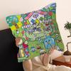 Classic T-Tamagotchi Cut Friend Game 45*45Cm Cushion Cover Pillow Cover Decor Pillowcase Home Pillowcase For Couch Pillow