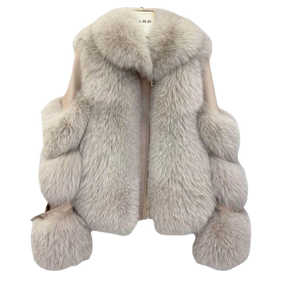 Winter neue Kunstpelz Fuchs Pelz Jacke Damen Kurz Lokomotive Kleidung Leichter Modetrend Baumwolle Warm