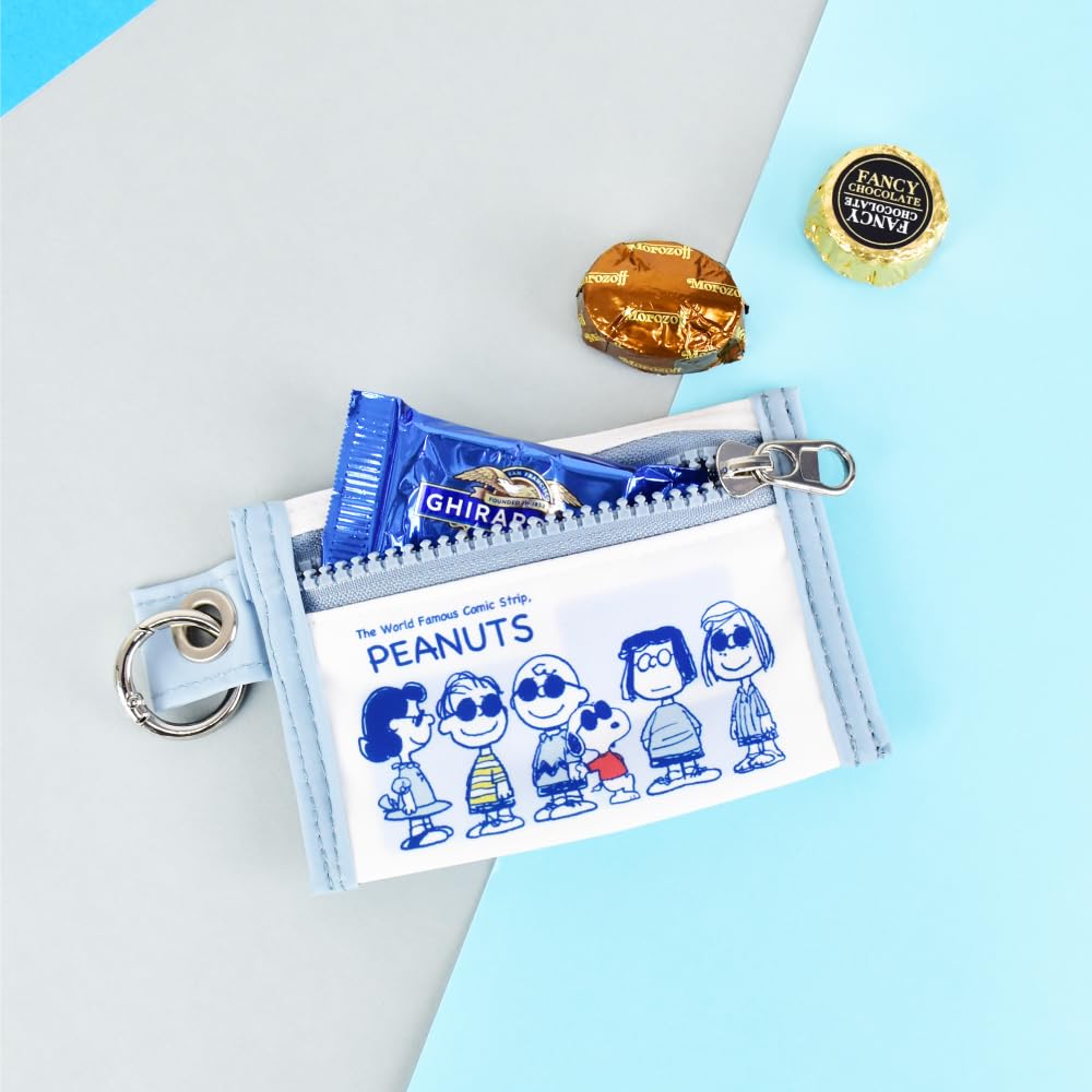 Light Blue Snoopy Mini Pouch SPIK-334