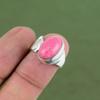 Thulite Ring 925 Sterling Silver Ring Very Pretty Gemstone Jewelry Elegant Ring Handmade Brand New Ring Gift For Wife Available In Ring Size