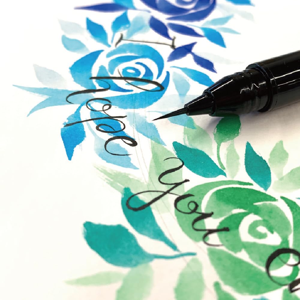 Kuretake Brush Pen Ai Liner Ultra Fine Point Gray ED101-907
