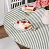 Round Tablecloth Coffee Table Cover Oilproof PVC Decorative Elegant Cloth Waterproof for Home
