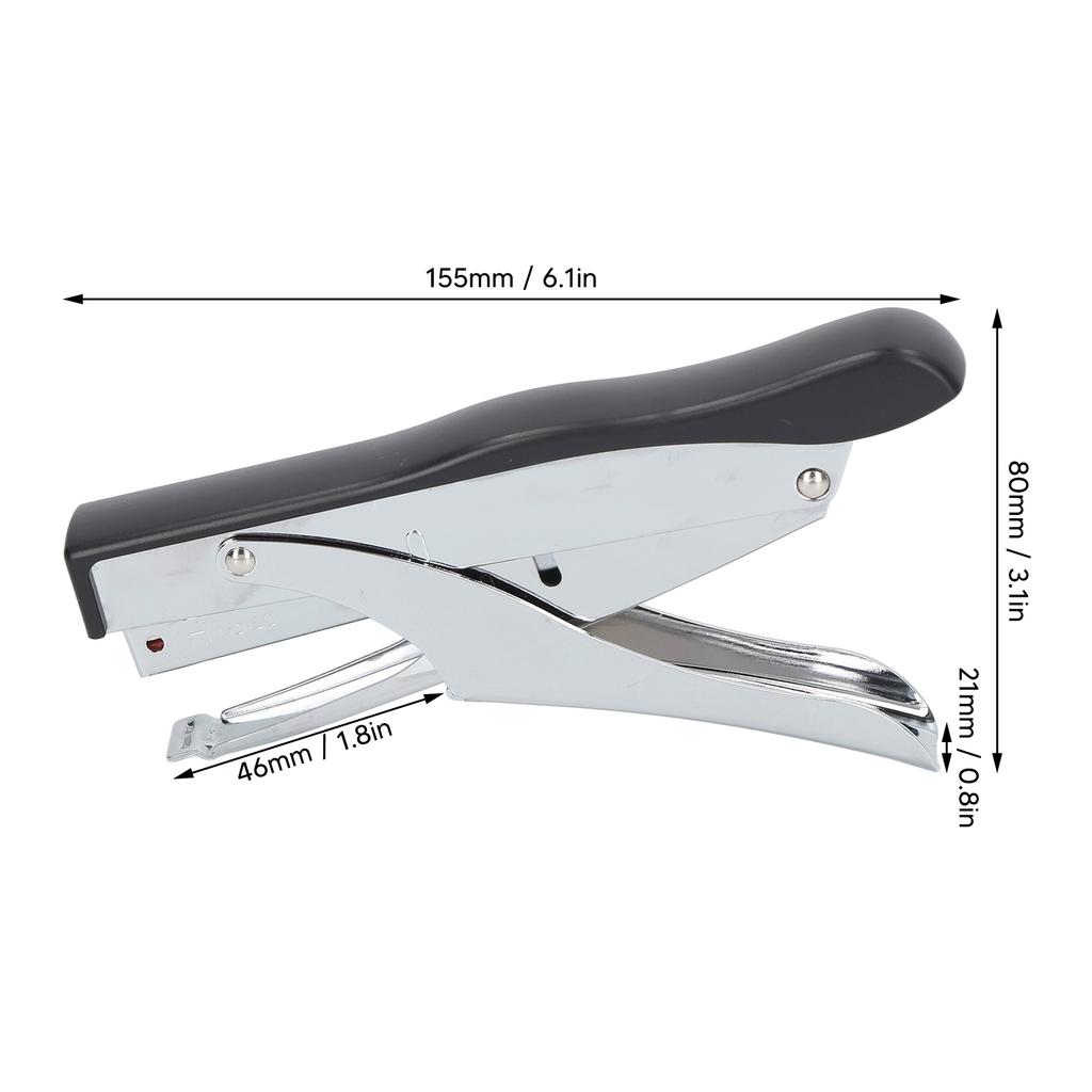 Hand Held Stapler 10 Sheets Capacity Ergonomic Labor Saving   Stapler for Binding Documents