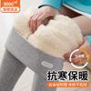 Extra Thick Lamb Wool Leggings Women's Autumn and Winter Integrated Pants with Fleece and Thicker Outer Wear Large Size Thermal Cotton Pants