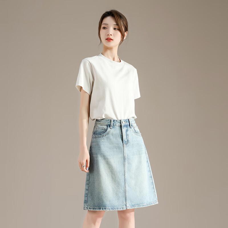 RAIN.CUN Women's Loose Fit Crew Neck Short Sleeve T-Shirt