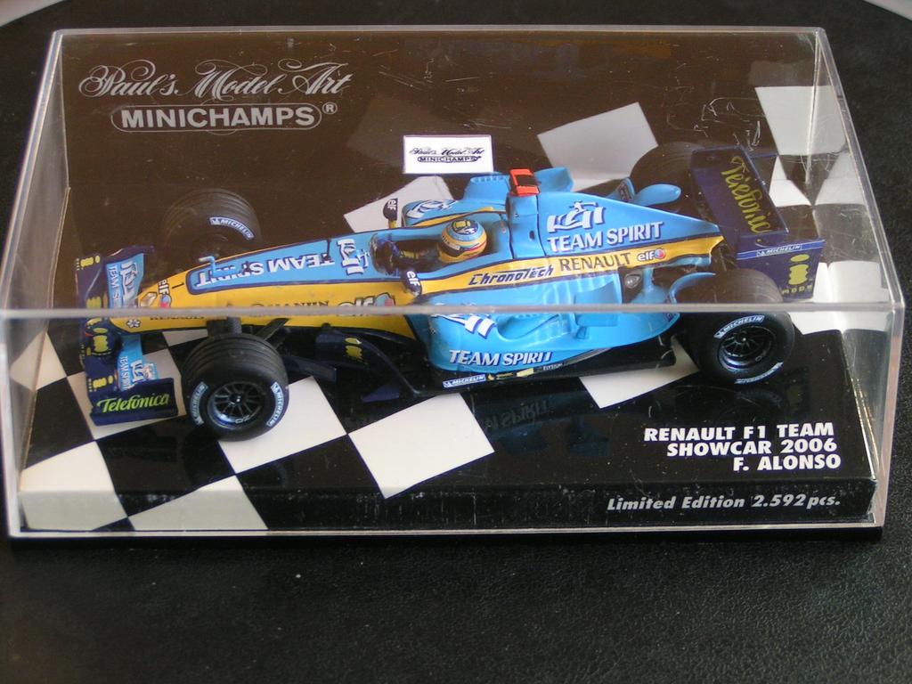 Minichamps scale Renault F1 Team Alonso 2006 show car 1/43 F.