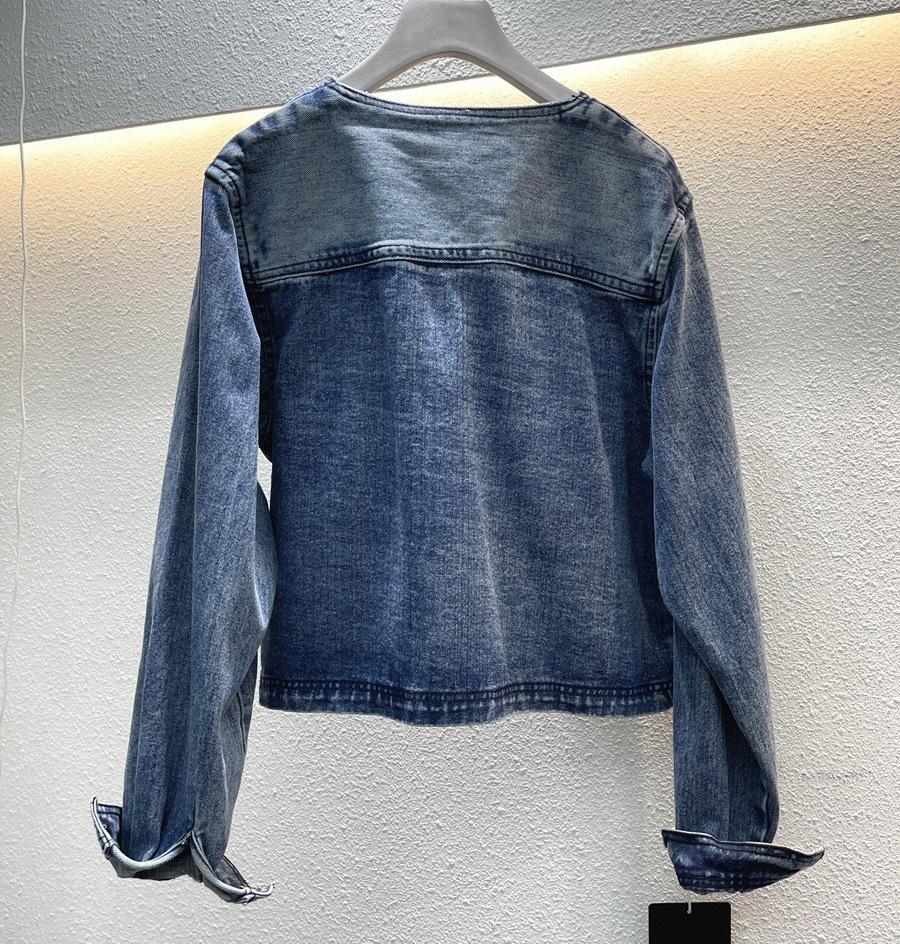 Europäischer Bahnhof Herbst neues altersreduzierendes Denim-Zweiteiler-Set Damen trendige Marke lockeres Oberteil Wide-Leg Bodenlange Hose grenzüberschreitend