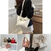 2024 New Popular Simple Bucket Bag Women Street Fashion Pu Shoulder Bag