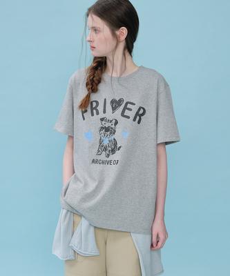 Peulibeo07 Archive Puppy Logo T-Shirt [Frsp06Ts06]_Gray