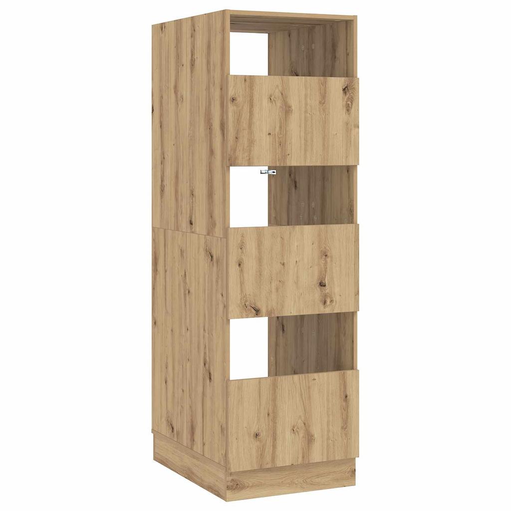 Laundry Cabinet Artisan Oak 50 x 68 x 162 cm Wood based Panel