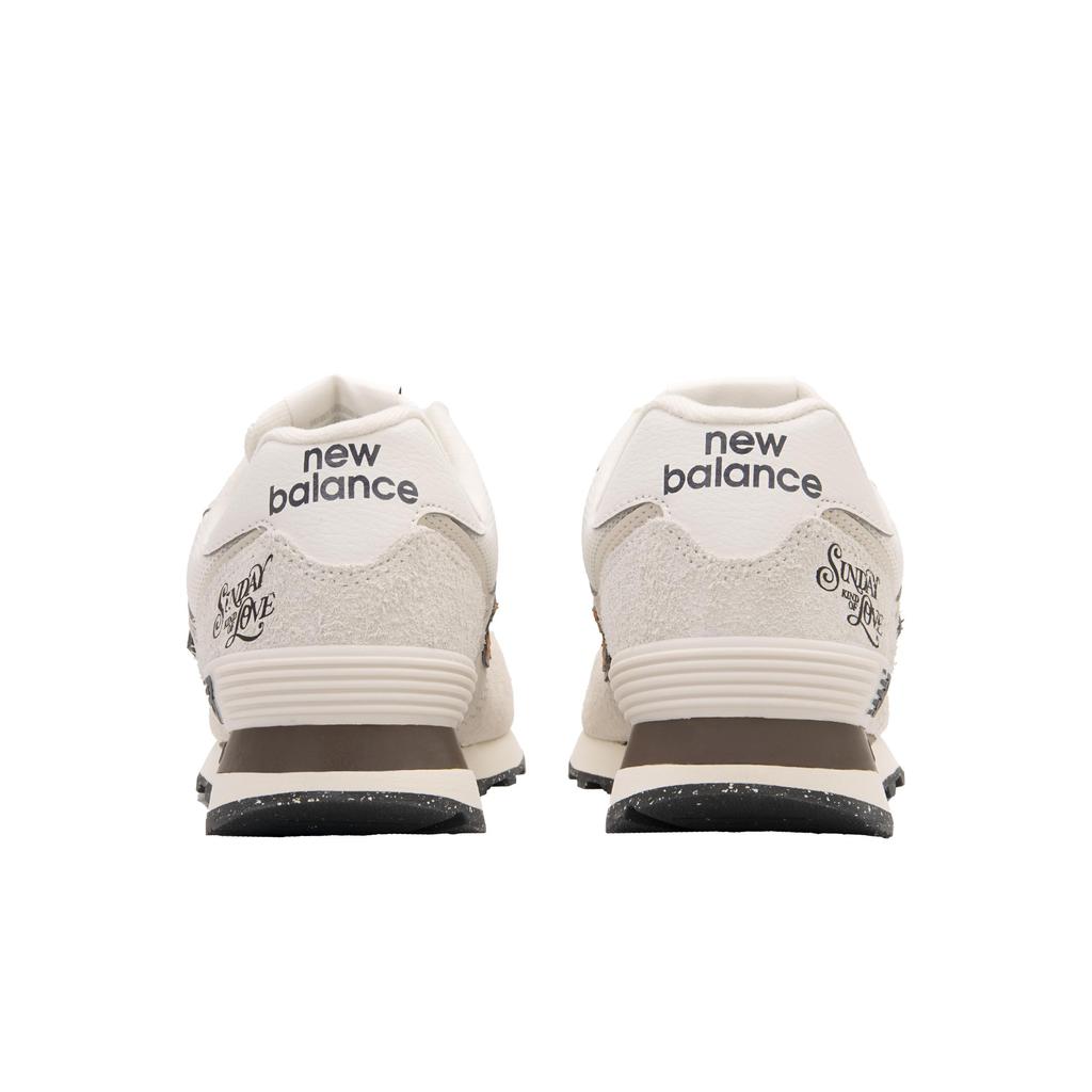 New Balance NB 574 Low top Running Shoes Unisex White Brown U574LS2(Team1622-)