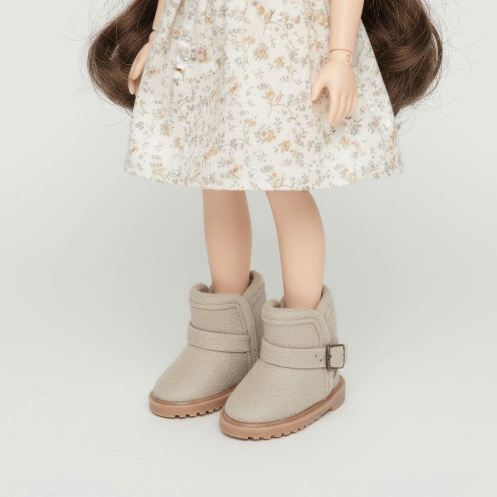 1 Pair Warm 1/6 Bjd Doll Snow Boots Plush 20cm Doll Snow Boots 1/6 Bjd Doll Winter Shoes Children