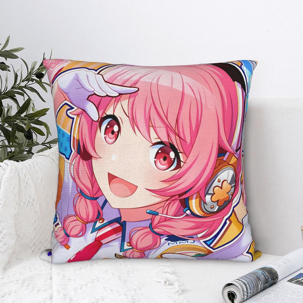 Hot Girl Kawaii Sakura Miko Pillow Cover Comfy Cushion Cover Funny Pillow Case For Sofa Car Home Decor