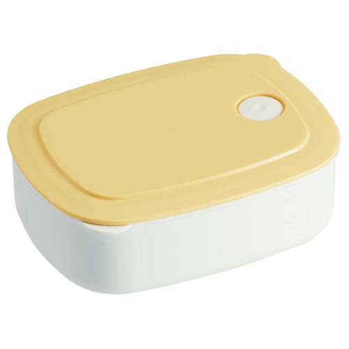 Skater Storage Containers 280ml & 400ml with Drawstring Bag, 3-Piece Set, Dull Green X Yellow, KSLGD2-A