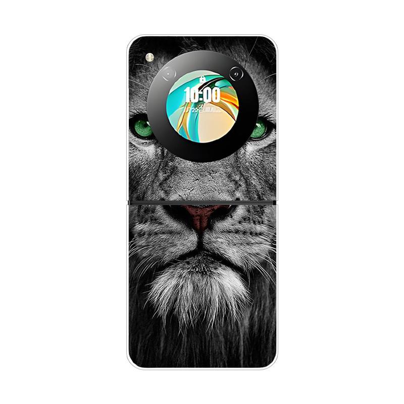 Pevný PC kryt pre ZTE Nubia Flip 2 Nárazuvzdorné puzdrá na telefón pre ZTE Libero Flip 2 5G Zadný priehľadný kryt Flip2 Coque Funda