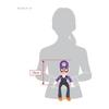 Sanei Boeki Super Mario ALL STAR COLLECTION Waluigi (S) W11D9.5H31cm Plush AC09