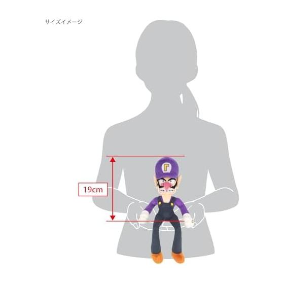 Sanei Boeki Super Mario ALL STAR COLLECTION Waluigi (S) W11D9.5H31cm Plush AC09