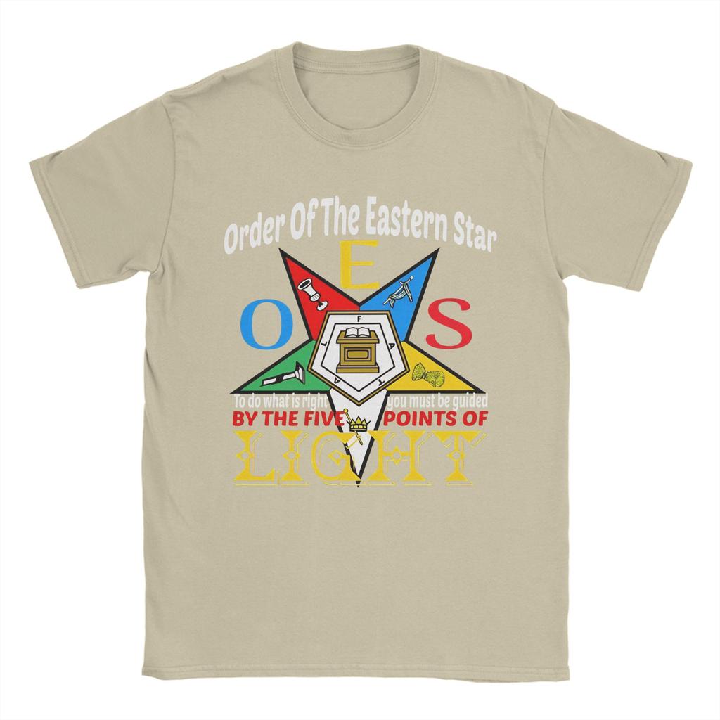 Oes Style Order Of The Eastern Star Logo Sistar Light Tshirt Unisex Vintage 100 Cotton T Shirts Summer O Neck Tees Clothing