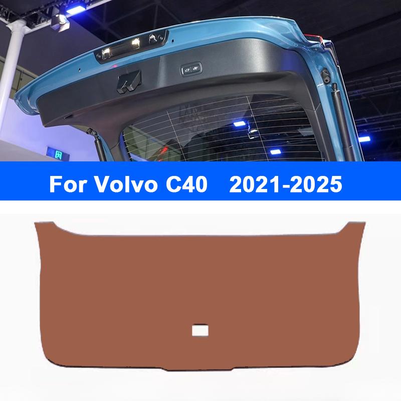 For Volvo C40 XC40 XC60 XC90 Car Tailgate Mat Trunk Liner Cargo Tray Waterproof Rear Bumper Protector Pad Anti-Slip Accessories