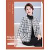 Fashion mother's versatile short Xiaoxiangfeng jacket middle-aged women's clothing autumn and winter clothing new velvet top cardigan