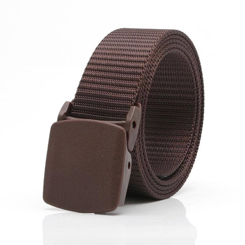 New Outdoor Tactical Sports Belts, Men's and Women's Canvas Belts, High-quality Quick-drying Plastic Buckle Versatile Belts