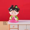 Tang Dynasty Women Creative Decorative Piece - Wealthy Woman - Ancient Style - Cute Home Office Desk Decoration - Resin Small Decorative Piece