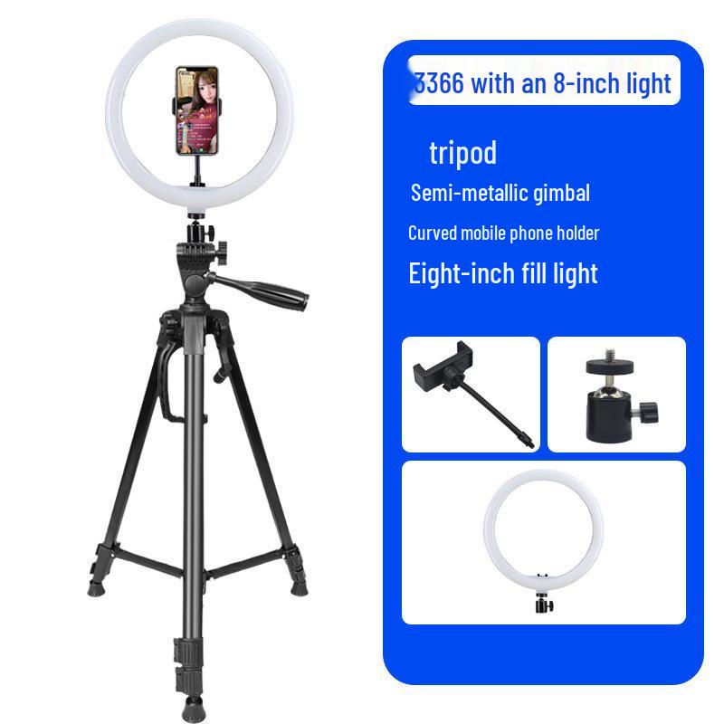 Portable Universal Tripod Stand for Mobile Phone and Outdoor Live Streaming Photography, Model 3366