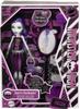 Monster High Booriginal Creeproduction Spectra Von Dergeist Sammler-Replika-Puppe Haustier Frettchen-Puppe, Ständer, Tagebuch, Ruen.