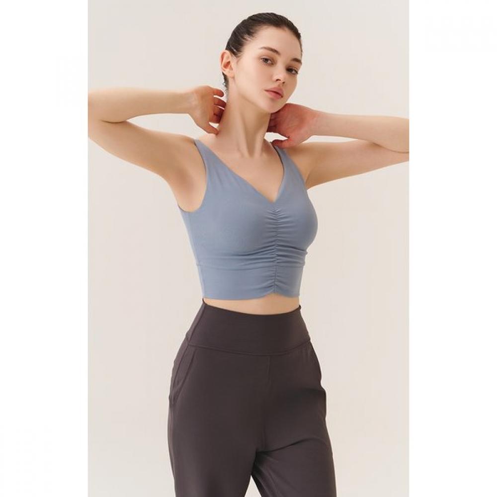 Huit Ticha Front Shirring Bra Top Htwtb5k01t