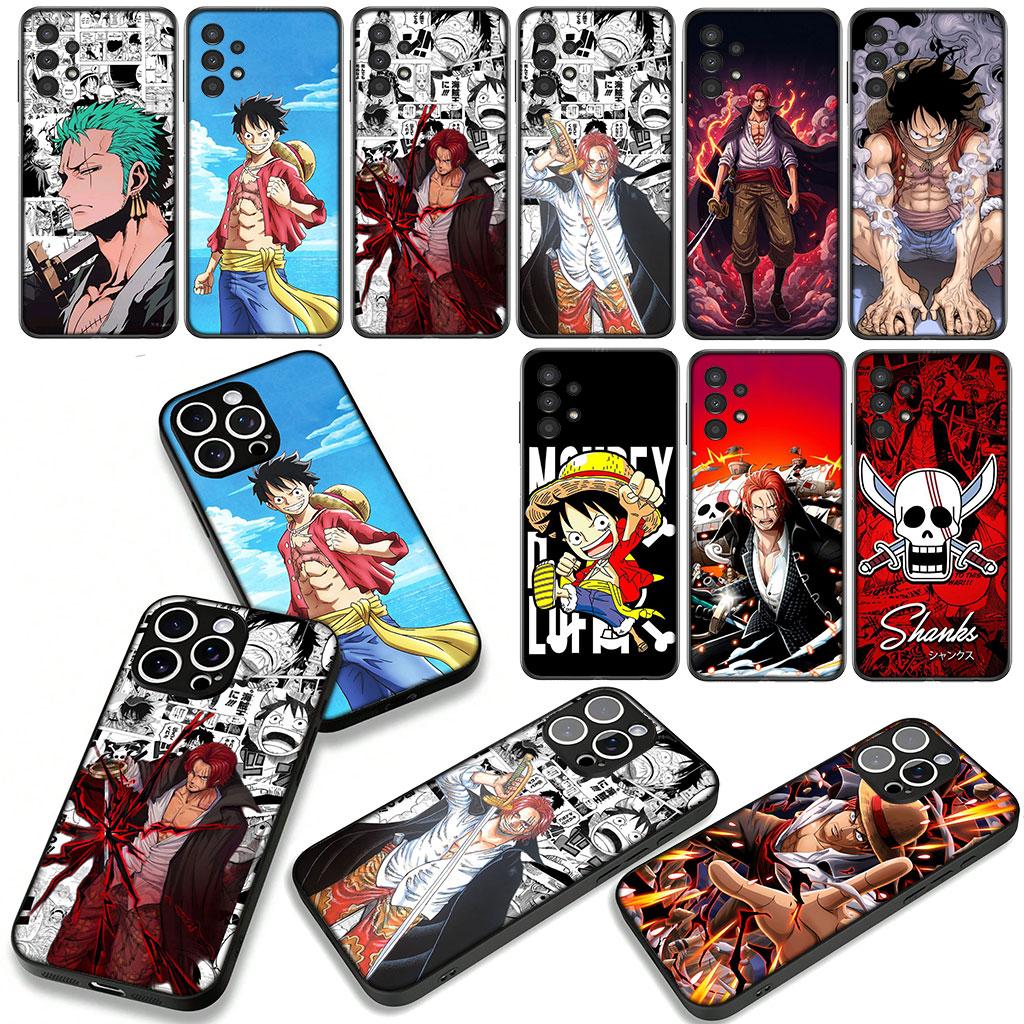 Hülle für Apple iPhone 16 15 14 Plus 13 12 Mini 17 Pro Max + ProMax 16E Air Handyhülle Shanks Luffy One Roronoa Zoro Piece