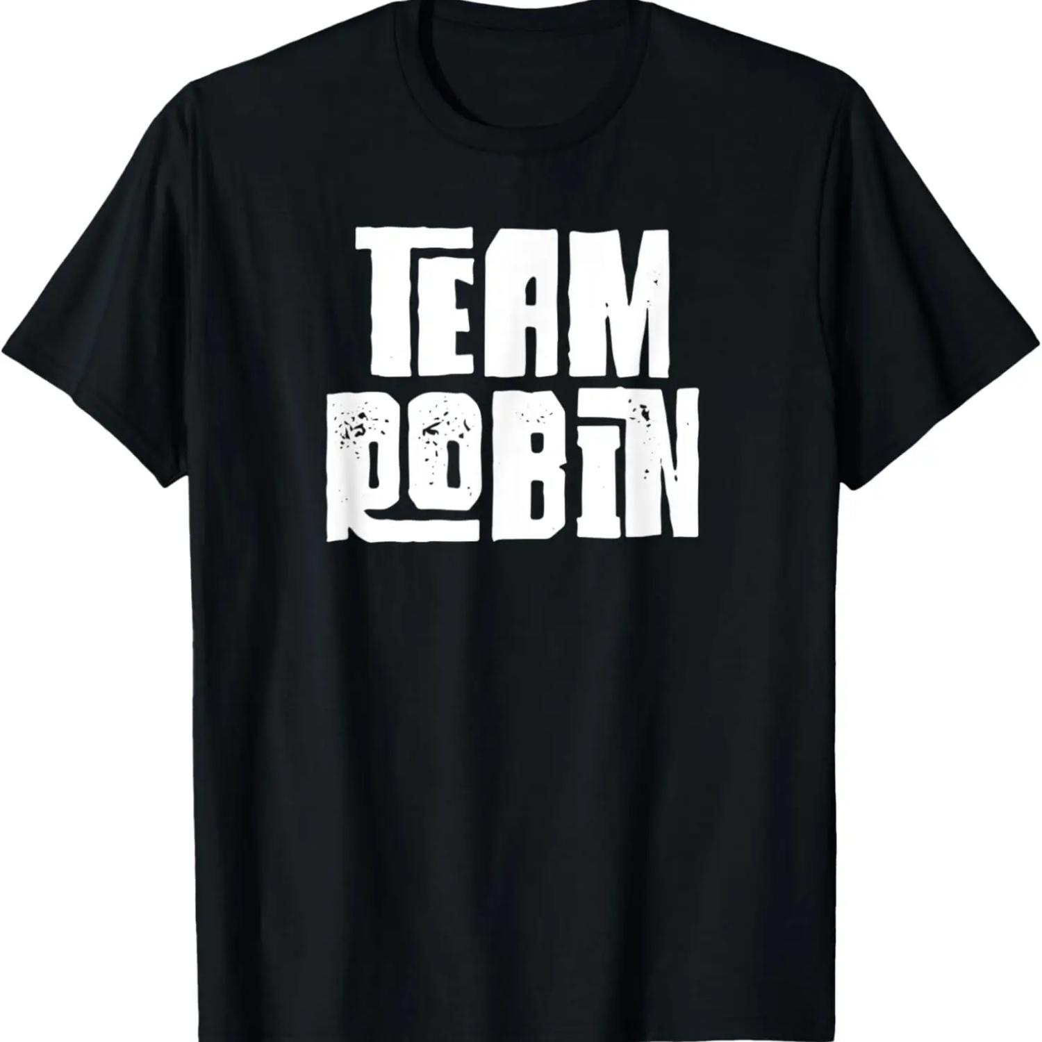 Team Robin Daughter Granddaughter Mom Dad Sports Group T-Shirt S чёрный