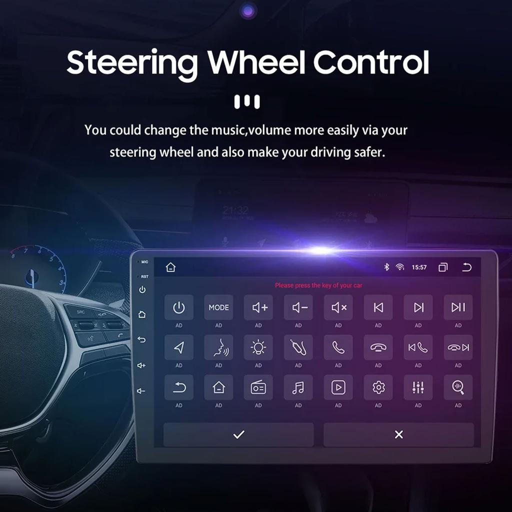 Hizpo 2Din Android 14 for Mazda 3 2010-2013 Car Radio Multimedia Player Stereo Navigation Carplay 4G Speakers Head Unit Intelligent Video Audio GPS