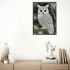 Kit d'Art Diamant Hibou pour Adultes Débutants Peinture Perles DIY Projet d'Artisanat Strass avec Diamants Résine Décoration Intérieure Cadeau pour la Famille et les Amis