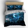 Glowing deer and forest. Bedding sets Duvet cover sets Duvet covers Pillowcases(1 * Duvet Cover 2 * Pillowcases without duvet insert)