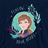 Frozen Childrens/Kids Follow Your Heart Anna Pullover Hoodie
